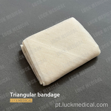 Bandagem de gaze triangular descartável
